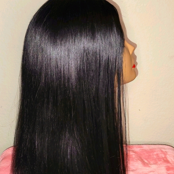Straight lace front Bob Synthetic wig - Picture 2 of 5